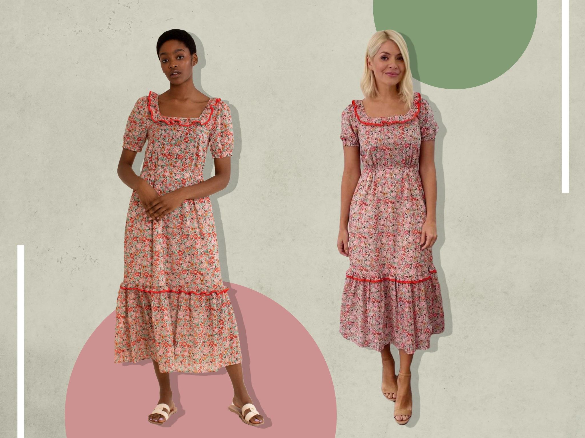 Holly willoughby floral maxi dress best sale